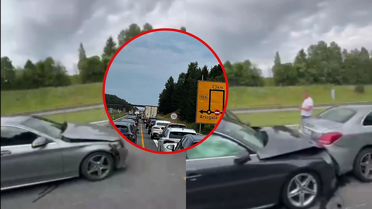 Avarija prie Kauno / 15min skaitytojos nuotr.