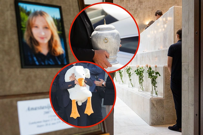19-metės abiturientės laidotuvės / Patricija Adamovič / BNS nuotr.