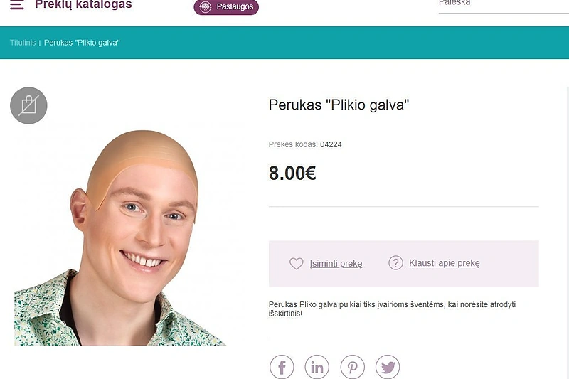 Perukas / Ekrano nuotr.