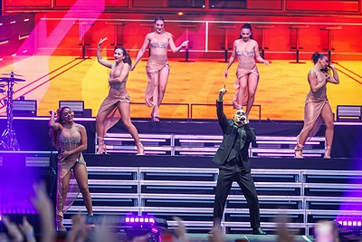 Pitbull koncertas Kaune / Eriko Ovčarenko / BNS nuotr.