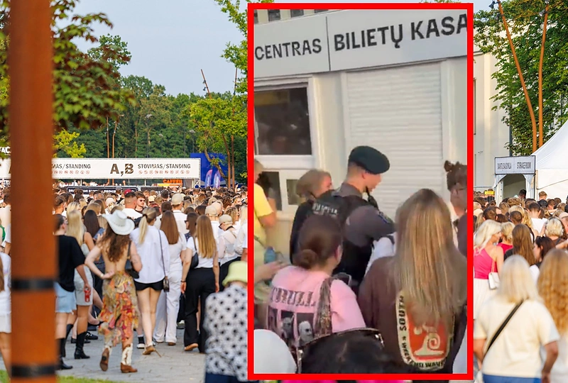 Pitbull koncerte prireikė ir policijos pagalbos / Eriko Ovčarenko (BNS) nuotr., stopkadras