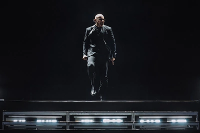 Pitbull koncerto Dariaus ir Girėno stadione Kaune akimirka / Lino Žemgulio nuotr.