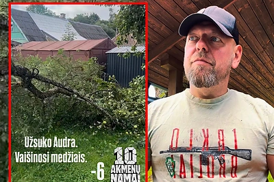 Audra nuniokojo Svaro sodybos kiemą: parodė, kokį vaizdą išvydo po kraupios nakties
