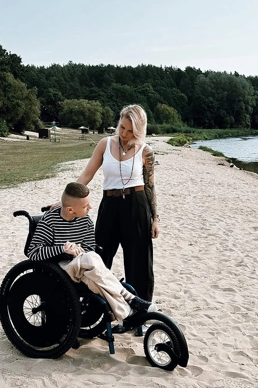 Evelina Laucė su sūnumi / Asmeninio archyvo nuotr.