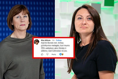 Po Samoškaitės pareiškimo – Miliūtė žodžių į vatą nevyniojo: „Arčiau primityvios melagės nei Jameso Bondo“