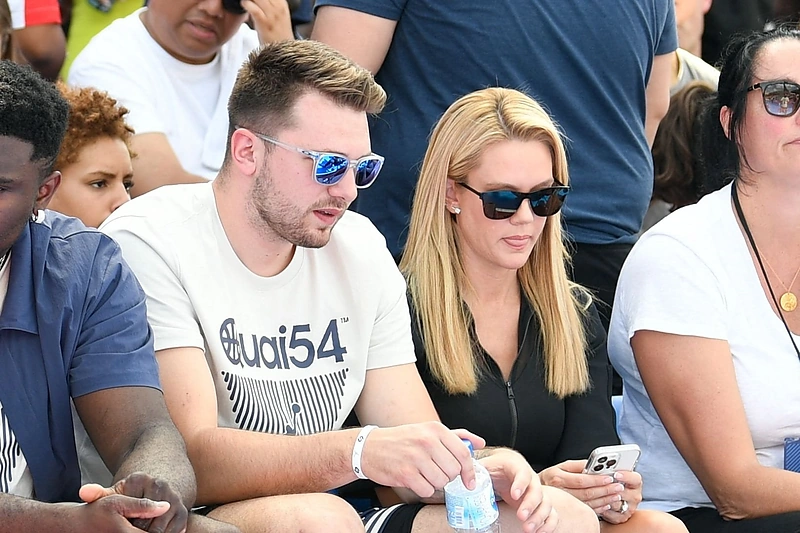 Anamaria Goltes ir Luka Dončičius 2022 metais. / Vida Press nuotr.