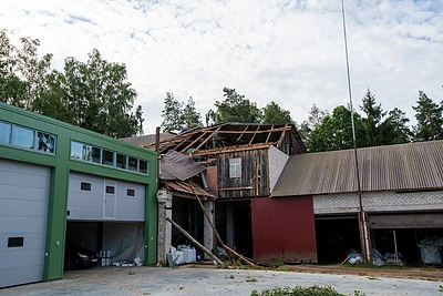 Audra pridarė daug žalos Druskininkų savivaldybėje / Druskininkų savivaldybės administracijos nuotr.
