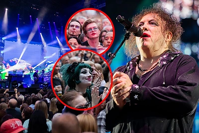 Roko griausmas Kalnų parke – minia gerbėjų čia pirmąkart šėlo legendinės grupės „The Cure“ koncerte