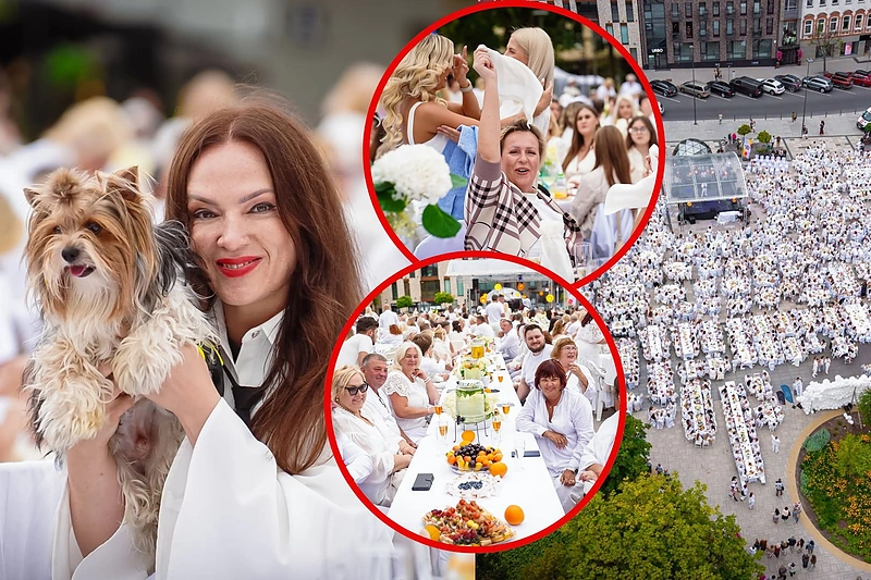 Baltoji vakarienė Panevėžyje 2026 m. / Živilės Večiorkutės/JP.lt nuotr.