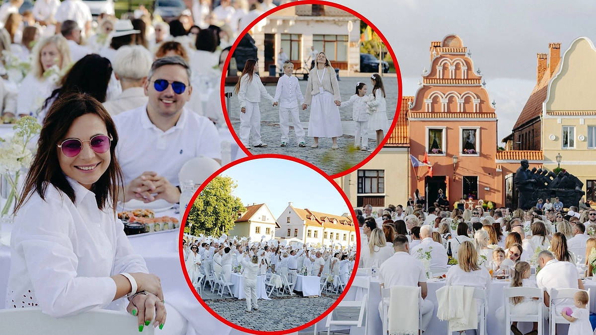 Baltoji vakarienė Kėdainių Didžiojoje rinkos aikštėje / Organizatorių nuotr.