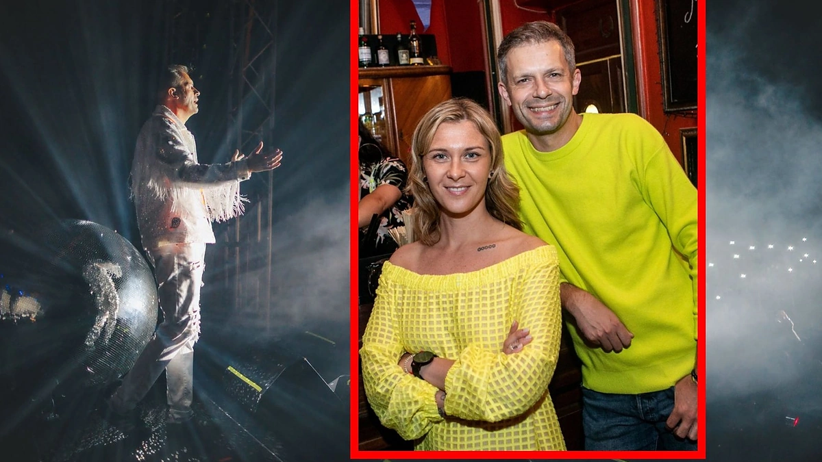 Andrius Tapinas su žmona Gabija / BNS nuotr.
