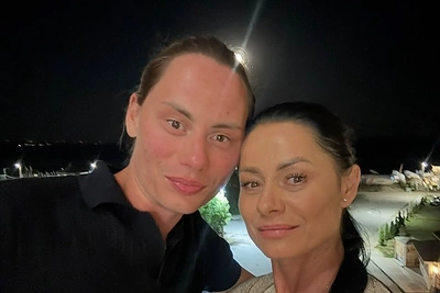 Ąžuolas Misiukevičius su mama Donalda / Asmeninio albumo nuotr.
