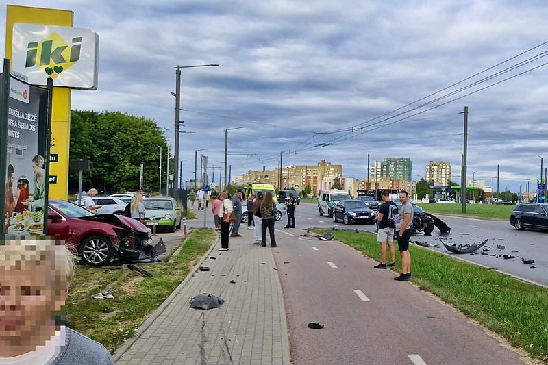 Avarija Kaune / 15min skaitytojo nuotr.