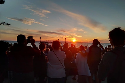 Saulės užtemimas Palangoje
