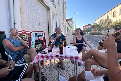 Adomo Mikalausko piligriminės kelionės akimirka / Asmeninio archyvo nuotr.