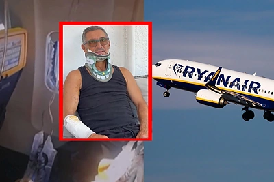 Paaiškėjo, kodėl išdužo „Ryanair“ lėktuvo langas, dėl kurio buvo išsiurbta keleivio galva