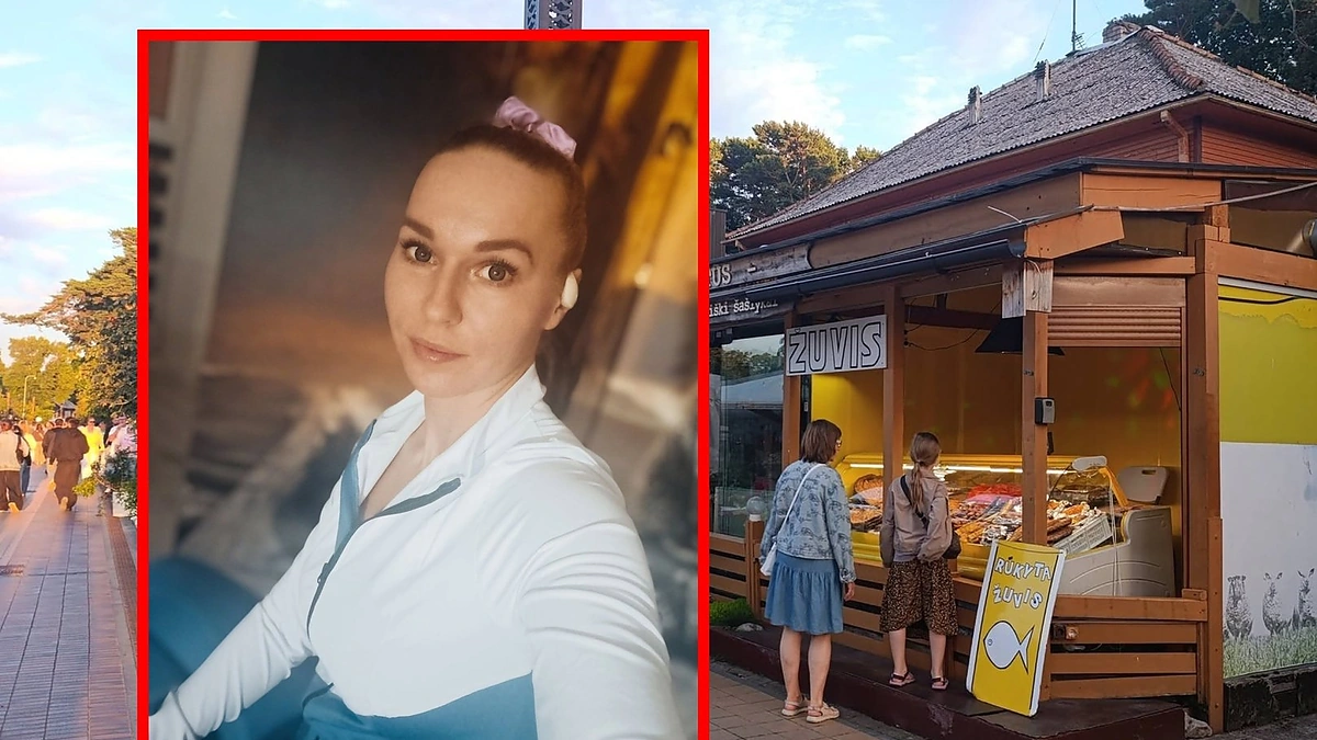 Birutė Navickaitė, žuvies kioskas / Asmeninio albumo nuotr.