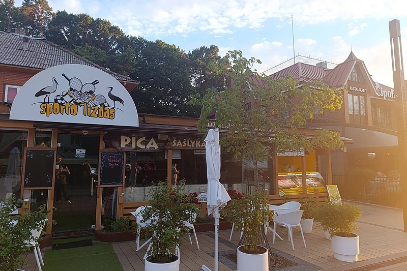 „Sporto lizdas“, Birutės Navickaitės žuvies kioskas / Asmeninio albumo nuotr.