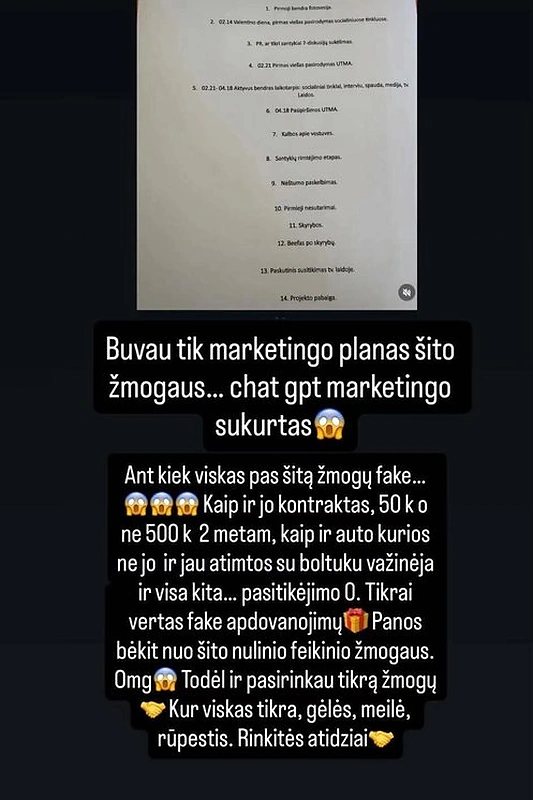 Oksanos Pikul įrašas / Socialinių tinklų nuotr.