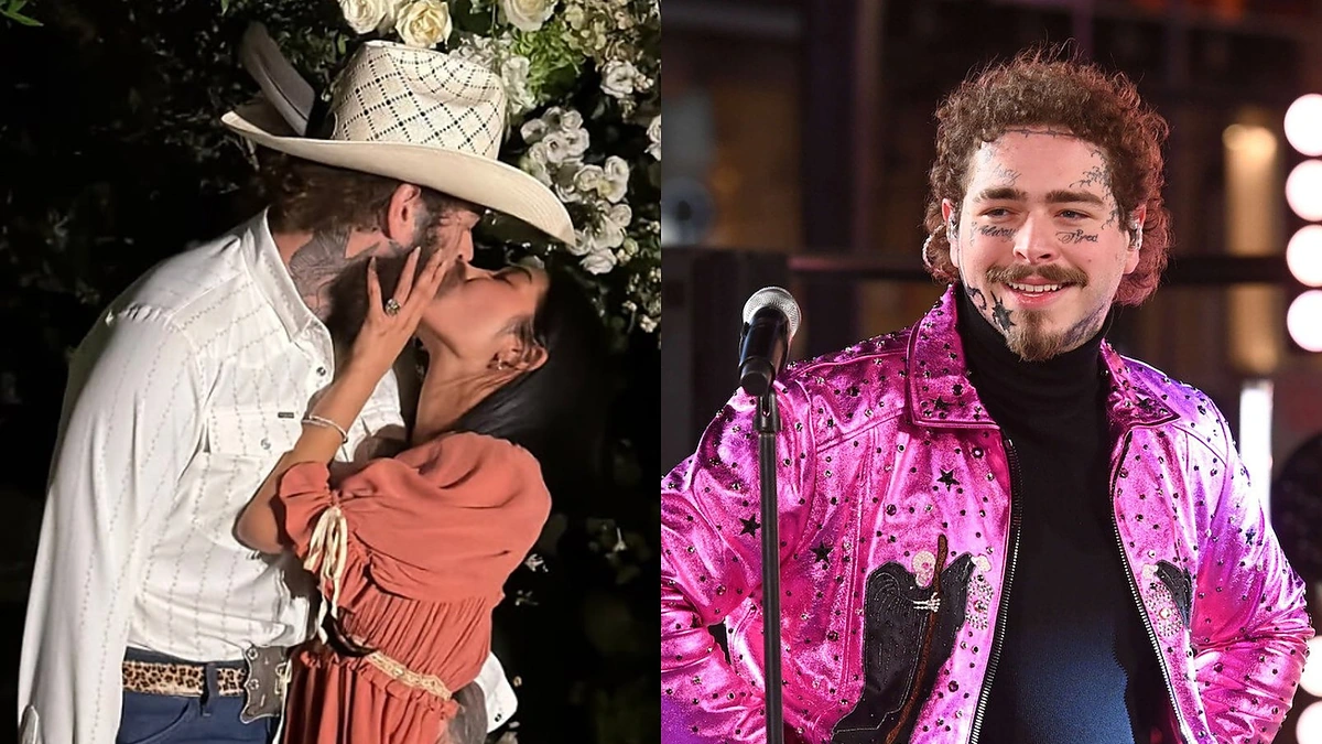 Post Malone su mylimąja Christy / Scanpix ir „Instagram“ nuotr.
