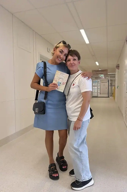 Gerda Žemaitė ir „Tuk tuk širdele“ fondo narė Birutė Wish / Asmeninio albumo nuotr.