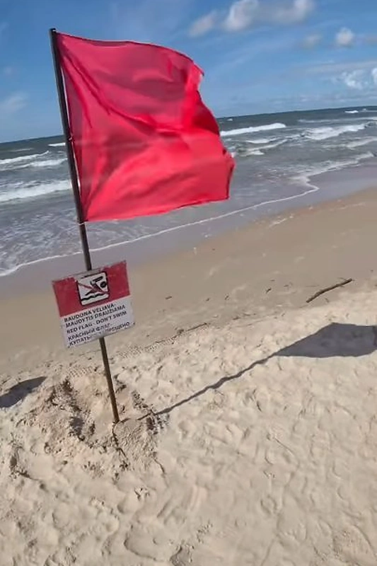 Palanga, poilsiautojai / Stop kadras