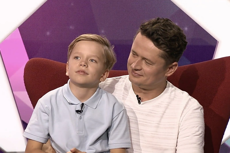Ąžuolas Žvagulis ir Bernardas / TV3 nuotr.