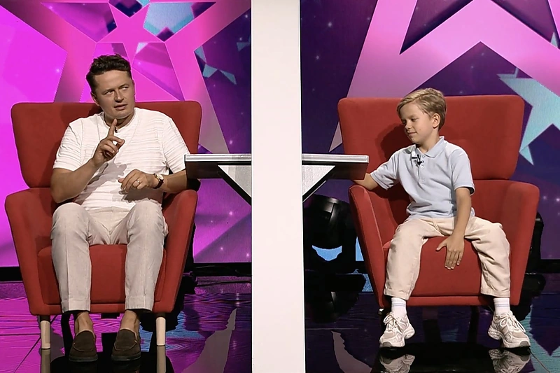 Ąžuolas Žvagulis ir Bernardas / TV3 nuotr.