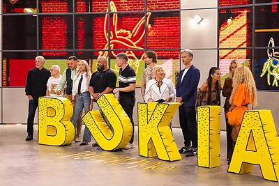 Joana Bartaškienė projekte „Tautos bukiausias“ / V.Juzelėno nuotr.