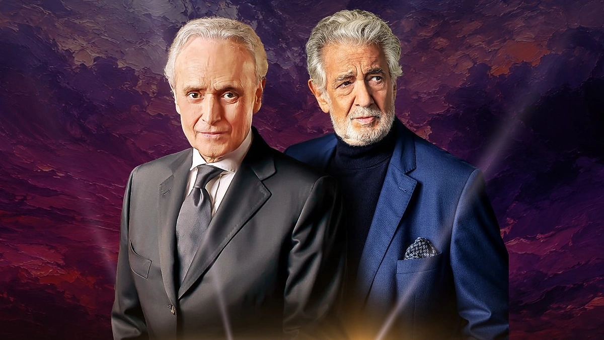 Plácido Domingo ir José Carreras