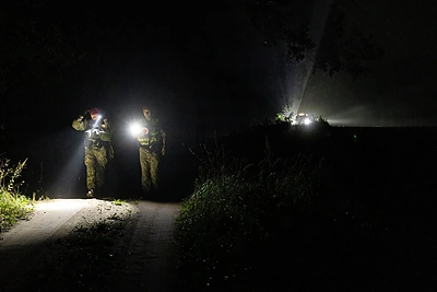Karo policija Pratkūnų apylinkėse ieško drono / Pauliaus Peleckio / BNS nuotr.