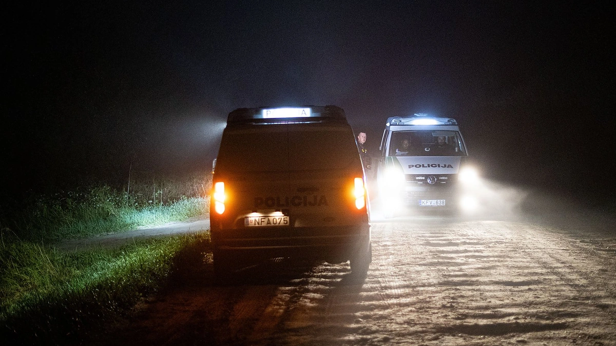 Karo policija Pratkūnų apylinkėse ieško drono / Pauliaus Peleckio / BNS nuotr.