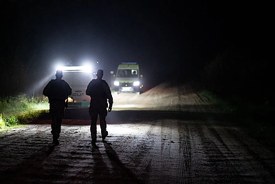 Karo policija Pratkūnų apylinkėse ieško drono / Pauliaus Peleckio / BNS nuotr.