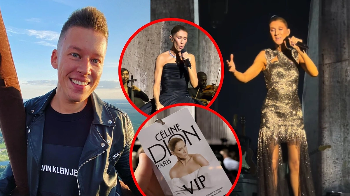 Rimvydas Širvinskas-Makalius ir Celine Dion / Soc. tinklų nuotr.