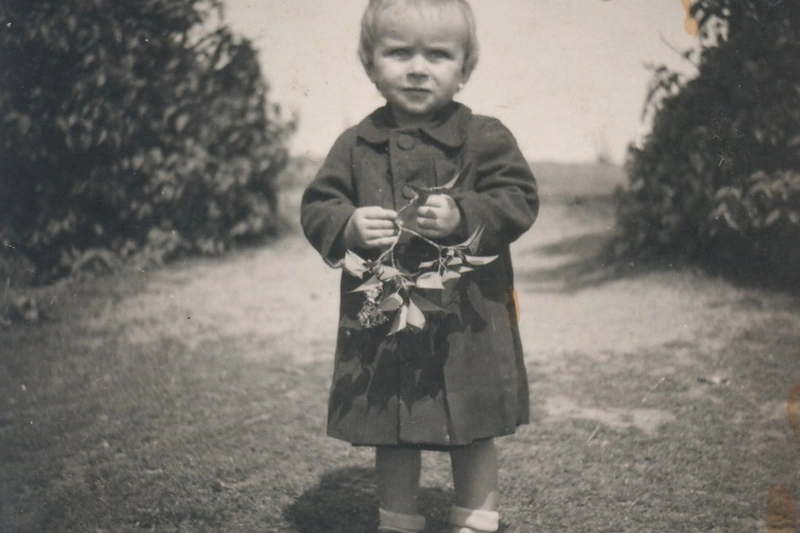 Veronika Povilionienė, kai jai buvo 3 metukai / Asmeninio albumo nuotr.