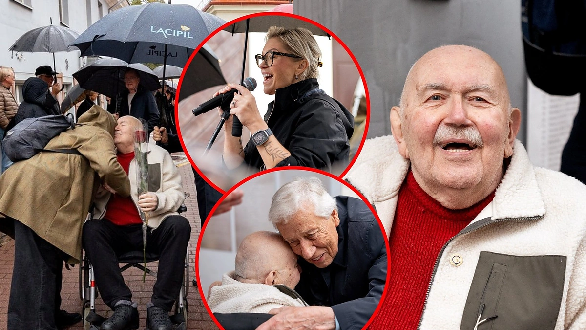 Maestro Donato Katkaus pagerbimas Literatų gatvėje / Tauro Gūdmanto nuotr.