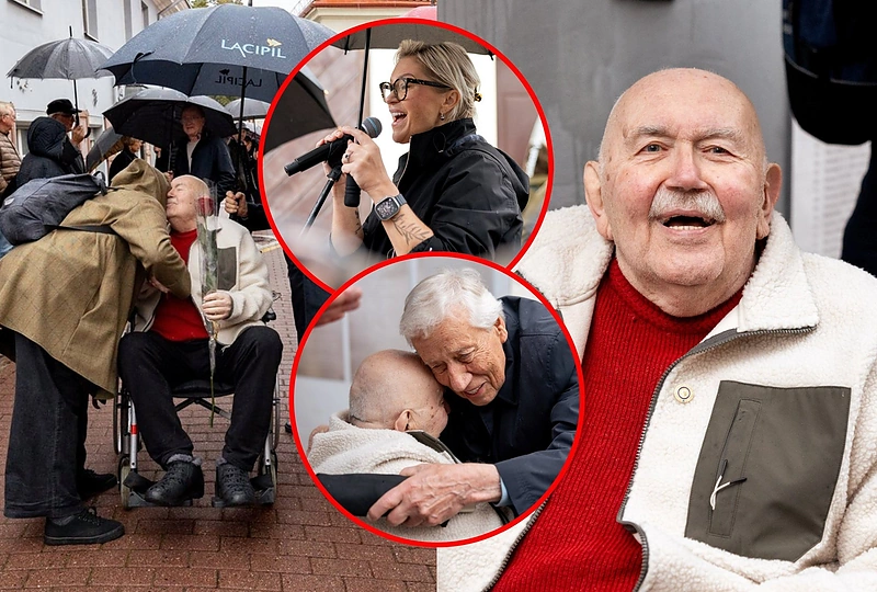 Maestro Donato Katkaus pagerbimas Literatų gatvėje / Tauro Gūdmanto nuotr.