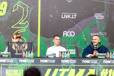 UTMA spaudos konferencija / Eriko Ovčarenko / BNS nuotr.