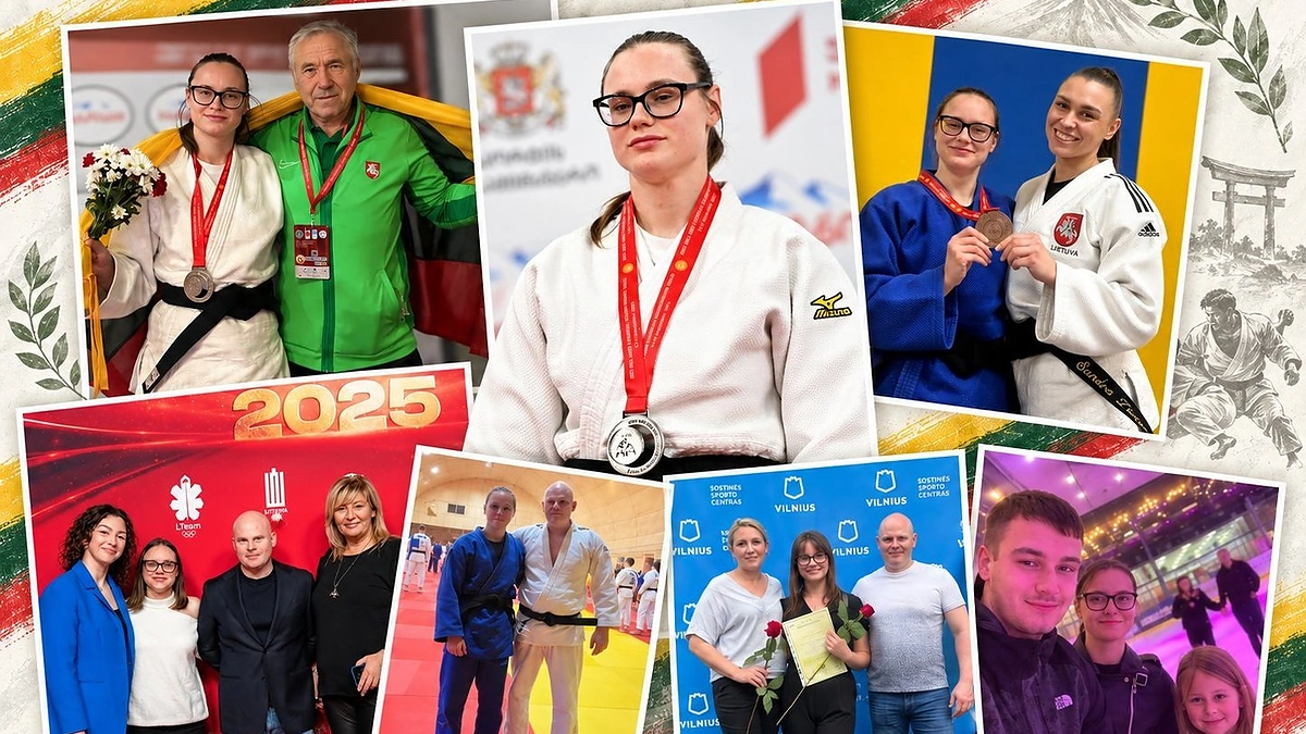 Dziudo imtynininkė Monika Aželionytė / Asmeninio arch. nuotr.
