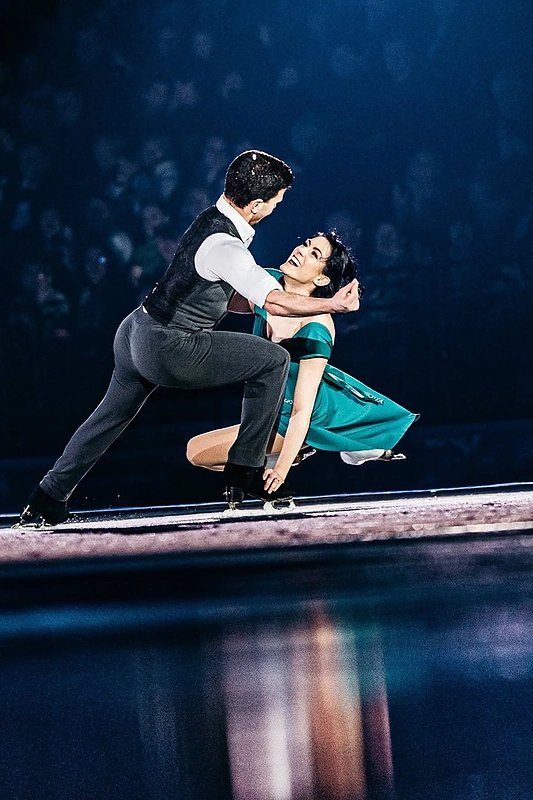 Charlene Guignard ir Marco Fabbri / „Ledo melodijų“ nuotr.