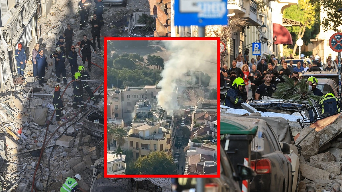 Galingas sprogimas prie Akropolio Atėnuose / Scanpix nuotr., stopkadras