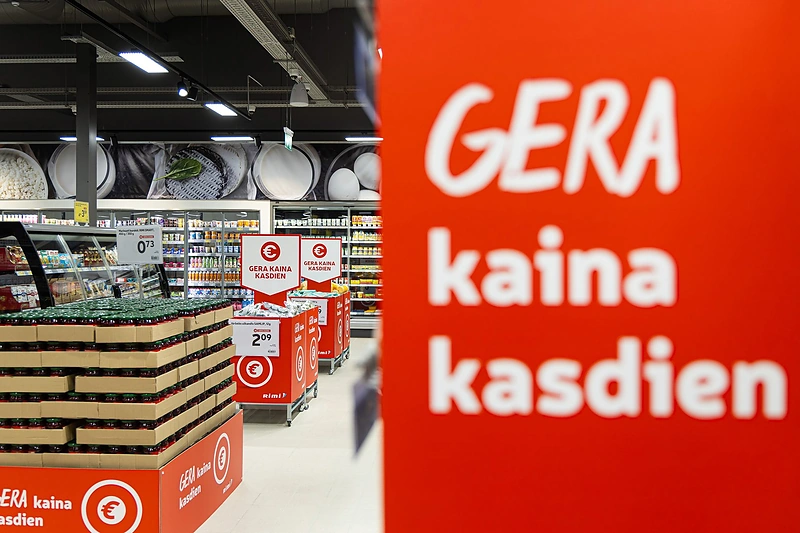 Gera kaina turi būti matoma: „Rimi“ pakeitė kainų žymėjimą ir fiksuoja 13,7 proc. augimą / „Rimi“ nuotr.