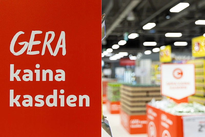 Gera kaina turi būti matoma: „Rimi“ pakeitė kainų žymėjimą ir fiksuoja 13,7 proc. augimą / „Rimi“ nuotr.