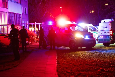 Savanorių prospekte viešoje vietoje nušautas žmogus: sulėkė gausios policijos pajėgos / Roberto Riabovo / BNS nuotr.