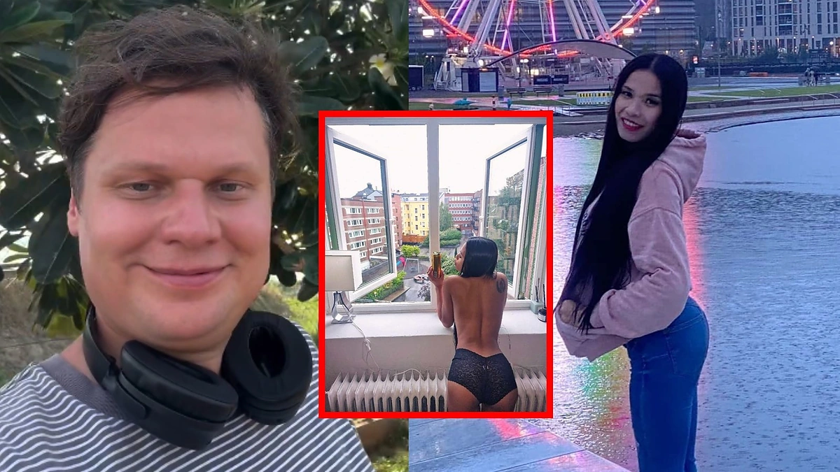 Gytis Volkavičius su žmona Michelle / Soc. tinklų nuotr.