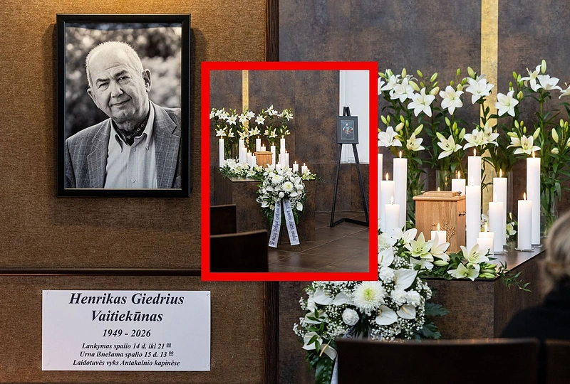 Atsisveikinimas su Henriku Vaitiekūnu / Pauliaus Peleckio / BNS nuotr.