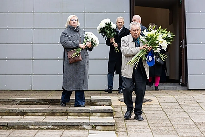Į paskutiniąją kelionę išlydimas Henrikas Vaitiekūnas / Pauliaus Peleckio / BNS nuotr.