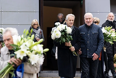 Į paskutiniąją kelionę išlydimas Henrikas Vaitiekūnas / Pauliaus Peleckio / BNS nuotr.
