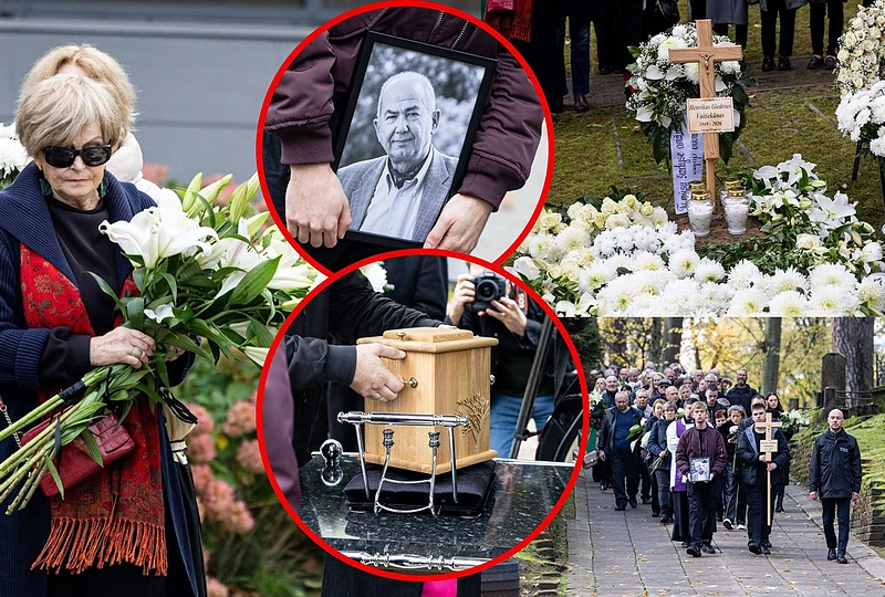 Į paskutiniąją kelionę išlydimas Henrikas Vaitiekūnas / Pauliaus Peleckio / BNS nuotr.