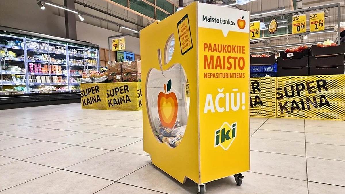 „Maisto banko“ dėžė / „IKI“ nuotr.